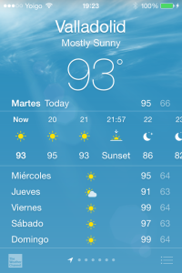 Heat Wave, Valladolid, Spain June 30, 2015